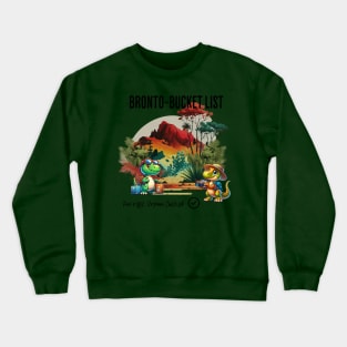 Bronto-bucket list: Dino-riffic Dreams Checked Crewneck Sweatshirt